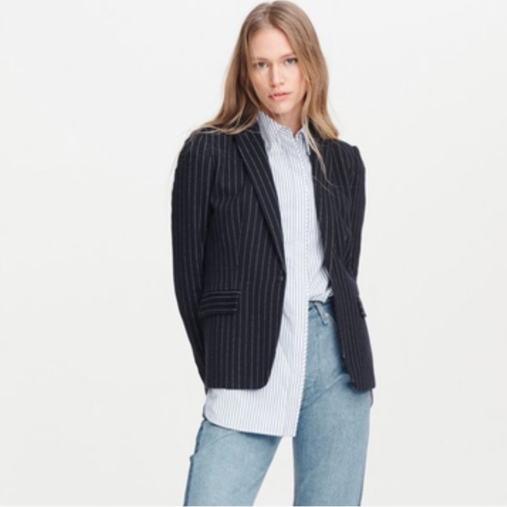 Rag & Bone Lexington Stripe Blazer Size 00